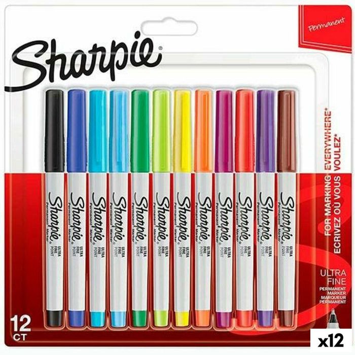 Set de Rotuladores Sharpie Multicolor 12 Piezas 0,5 mm (12 Unidades) 0 Set de Rotuladores Sharpie Multicolor 12 Piezas 0,5 mm (12 Unidades) 0