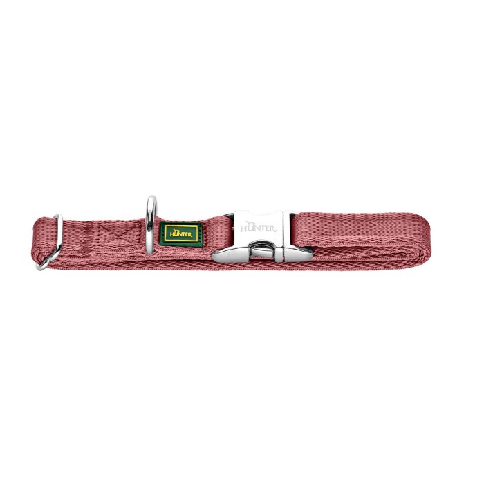 Hunter Collar Inari Alu-Strong para Perro, Ajustable, Cuello 40-55 cm, 20 mm Ancho, Rojo, Cierre Rápido de Aluminio 200kg 1