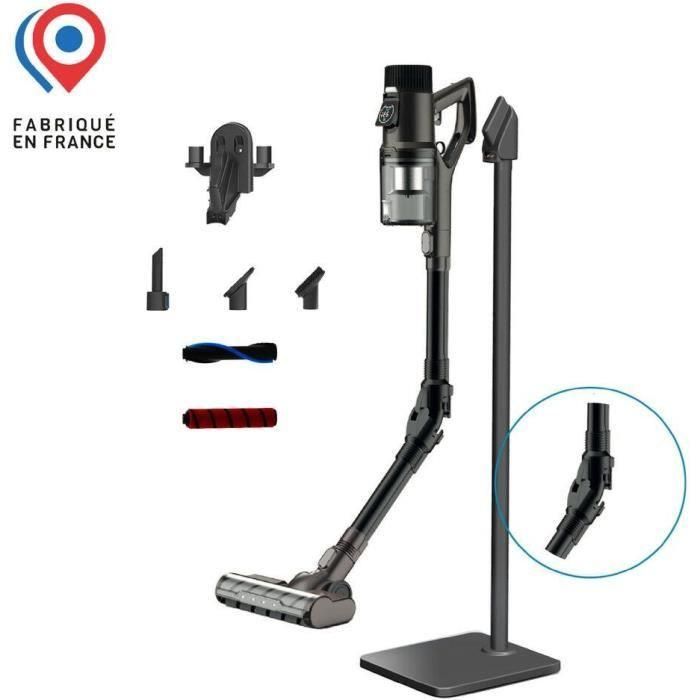 Aspirador escoba inalámbrico EZICLEAN Cycloboost FR8 Home - 19 Kpa - 78 dB - Fabricado en Francia Aspirador escoba inalámbrico EZICLEAN Cycloboost FR8 Home - 19 Kpa - 78 dB - Fabricado en Francia