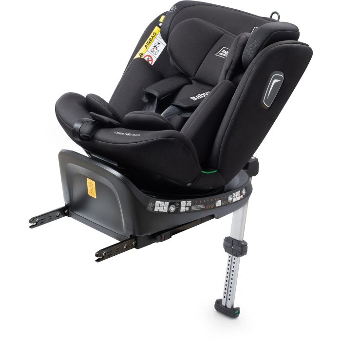 Silla de coche - BABYAUTO - Aitana - Grupo 0/1/2/3 - I-Size - 40/150 cm - Isofix - Giratoria 360° - Pata de apoyo - Negra 5