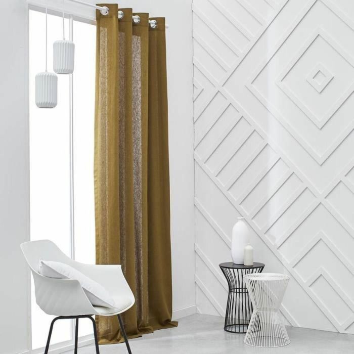 Today Cortina con ojales TOD1694780766126 - 140x240cm - 100% Algodón - Bronce 2