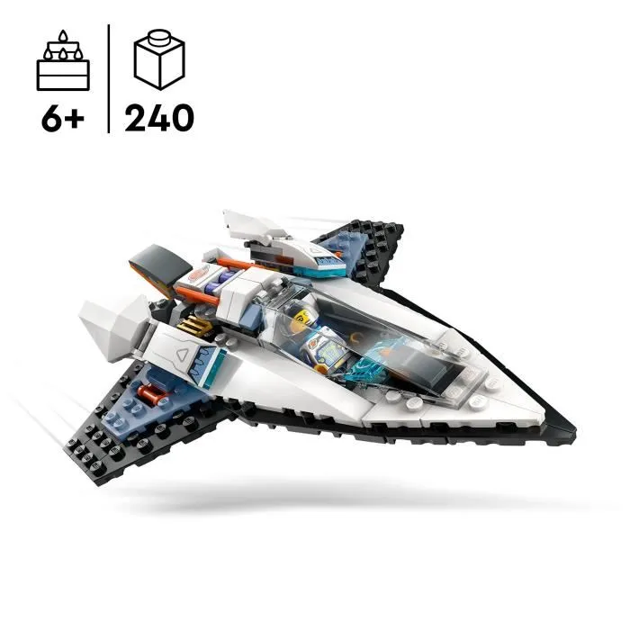 LEGO 60430 Nave Espacial Interestelar Juguete Espacial para Niños a Partir de 6 Años Juego Creativo con Minifiguras 1
