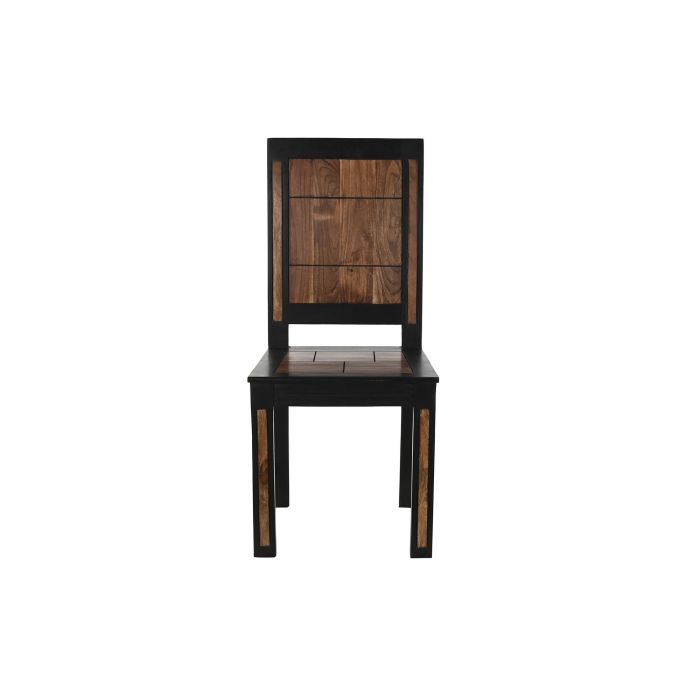 Silla DKD Home Decor Marron Oscuro Marron Oscuro 47 x 102 x 42 cm 4 Silla DKD Home Decor Marron Oscuro Marron Oscuro 47 x 102 x 42 cm 4