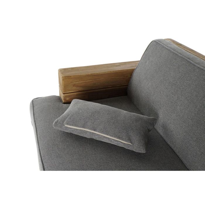 Sofa Alpino DKD Home Decor Gris Natural 95 x 82 x 224 cm 5 Sofa Alpino DKD Home Decor Gris Natural 95 x 82 x 224 cm 5