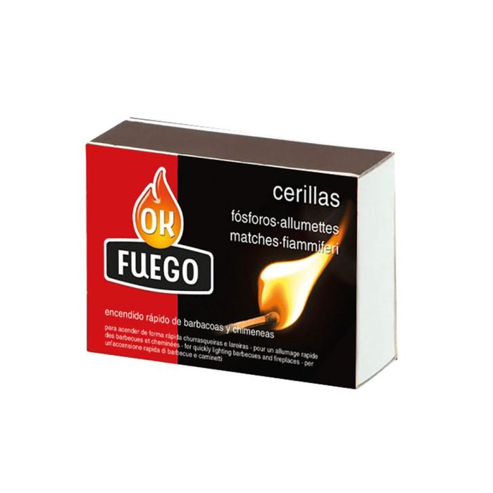 Flower Cerillas de cocina para encender estufas, chimeneas y barbacoas, 100 uds x 3 cajas