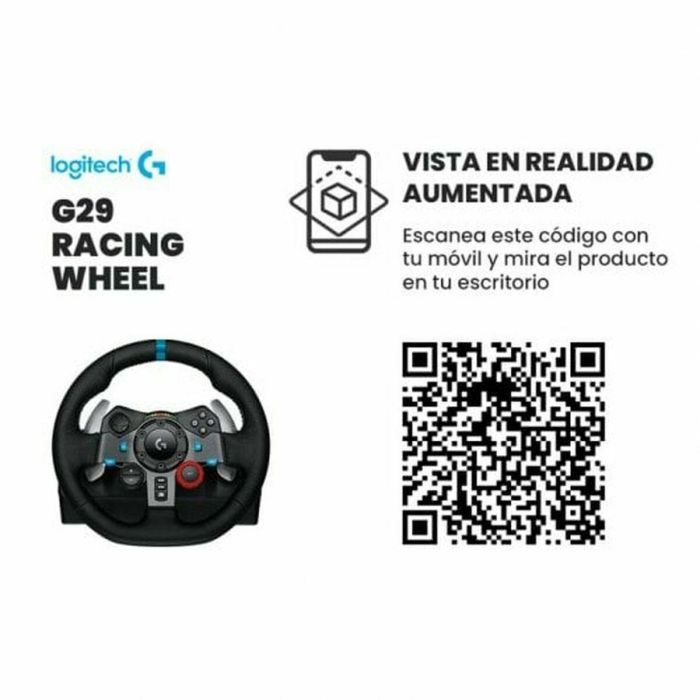 Logitech G29 Driving Force Volante y Pedales, Retroalimentación de Fuerza para PC, PlayStation 5, PS4 y PS3, USB Alámbrico 62 Logitech G29 Driving Force Volante y Pedales, Retroalimentación de Fuerza para PC, PlayStation 5, PS4 y PS3, USB Alámbrico 62