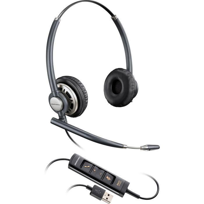 Poly HW725 EncorePro Auriculares Diadema USB Micrófono Cancelación Ruido, Control Llamadas y Comodidad Todo el Día 1 Poly HW725 EncorePro Auriculares Diadema USB Micrófono Cancelación Ruido, Control Llamadas y Comodidad Todo el Día 1