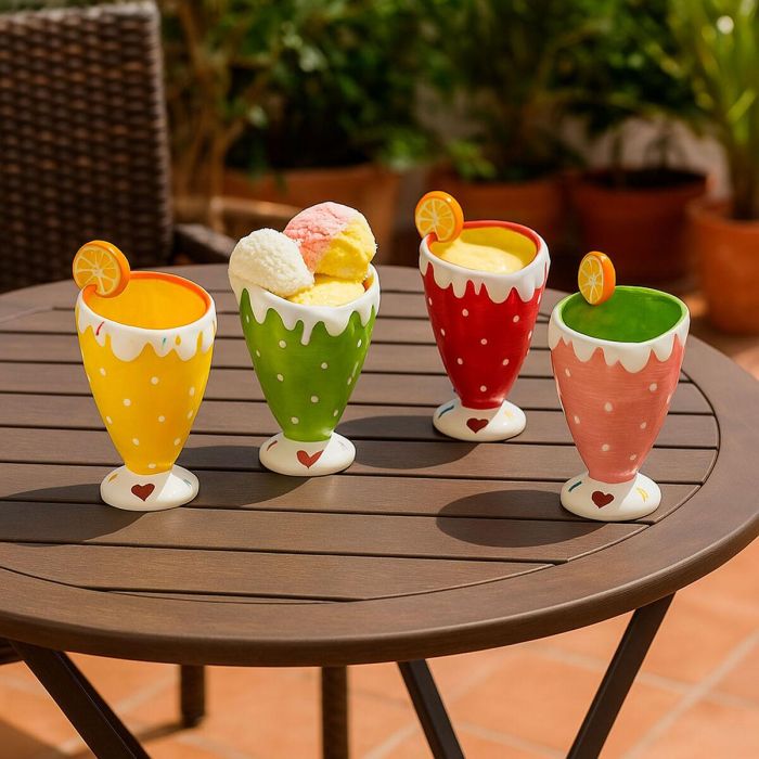 Surtido Copa Helado 2 Versa, Cerámica, 16x9.3 cm, Estilo Fusion-Chic (4 Unidades) 5 Surtido Copa Helado 2 Versa, Cerámica, 16x9.3 cm, Estilo Fusion-Chic (4 Unidades) 5