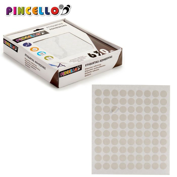 Etiquetas Adhesivas Diam 13Mm 7 Paginas Pincello (120 Unidades) 2 Etiquetas Adhesivas Diam 13Mm 7 Paginas Pincello (120 Unidades) 2
