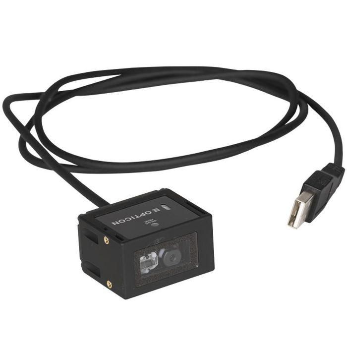 Opticon NLV-4001, 1D Imager,300 scan/s,Fixed mount, Single-multiple read/Auto-trigger,HID/VCP,IP65,USB cable 3