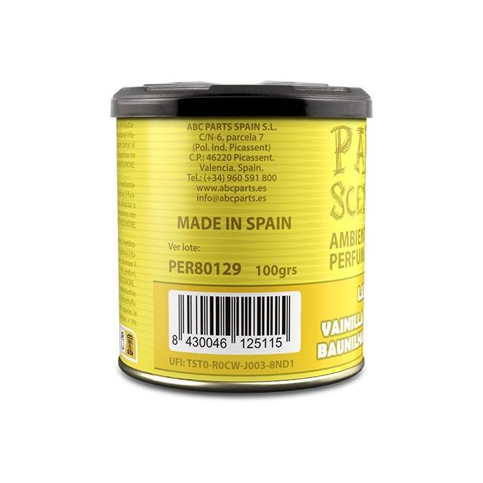 Perfumador Lata Gel Vainilla Paradise 100 gr Cs12 PER80129 2 Perfumador Lata Gel Vainilla Paradise 100 gr Cs12 PER80129 2