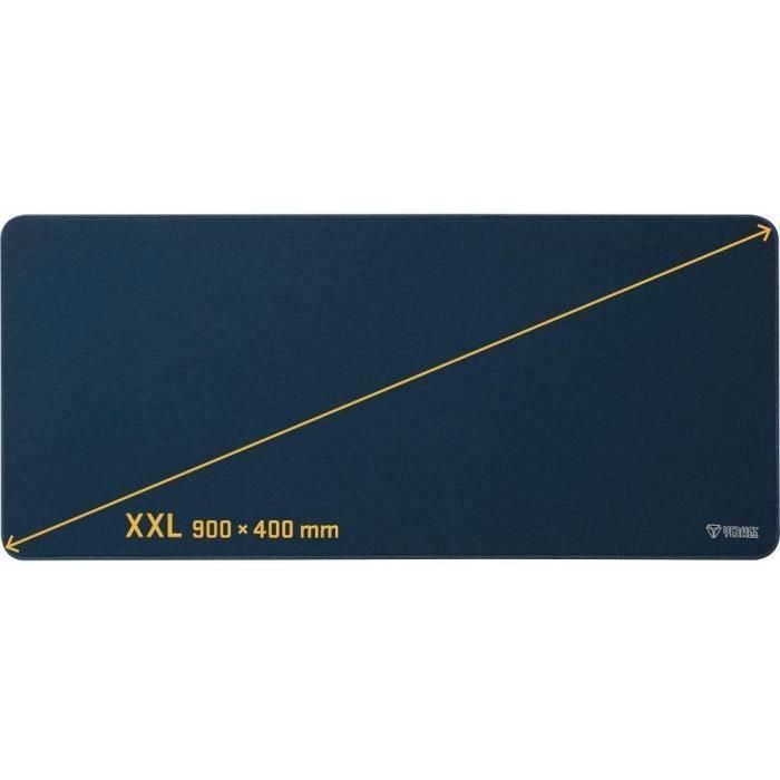 Alfombrilla de ratón XXL para escritorio - YENKEE - YPM 9040BE 2