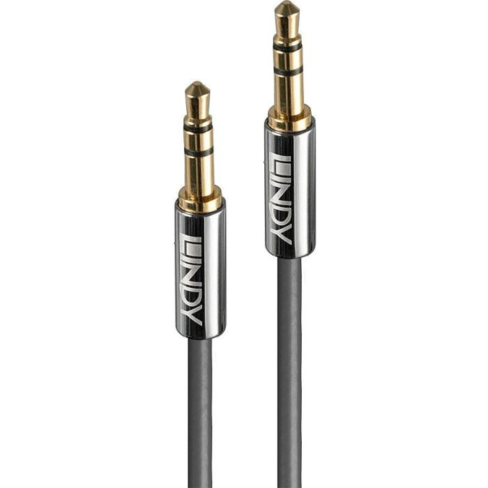 LINDY 35322 Audiokabel Cable de Audio 3.5mm Macho a Macho Cromo Line 2m Antracita 0 LINDY 35322 Audiokabel Cable de Audio 3.5mm Macho a Macho Cromo Line 2m Antracita 0
