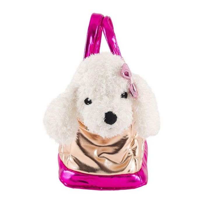 Bolso mano + peluche Dorado perro Didi 28cm 1