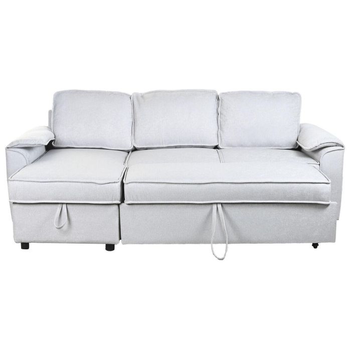Sofá Cama Home ESPRIT Gris claro Moderno 220 x 153 x 88 cm 4