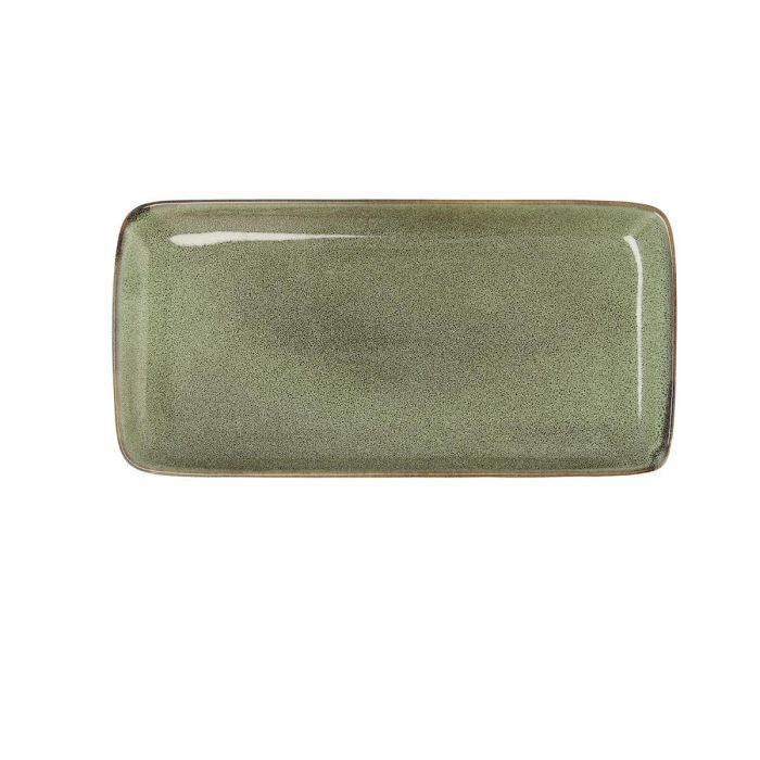 Bidasoa Ikonic Fuente Rectangular Cerámica Verde 28x14 cm 0 Bidasoa Ikonic Fuente Rectangular Cerámica Verde 28x14 cm 0
