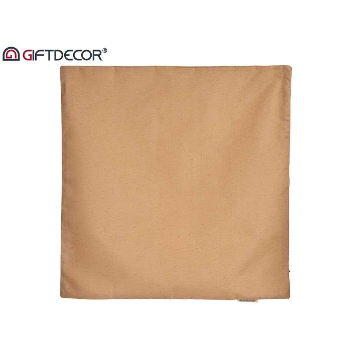 Funda Cojin Cremallera 60X60 Beige Giftdecor (24 Unidades) 3 Funda Cojin Cremallera 60X60 Beige Giftdecor (24 Unidades) 3