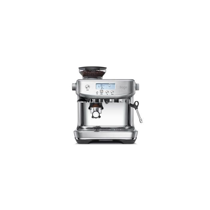 Sage Cafetera Espresso Manual con Molinillo Barista, 3 Segundos, Acero Inoxidable
