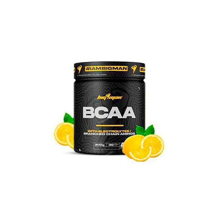 BIGMAN BCAA + Electrolytes Sabor Limonada, 300 Gr