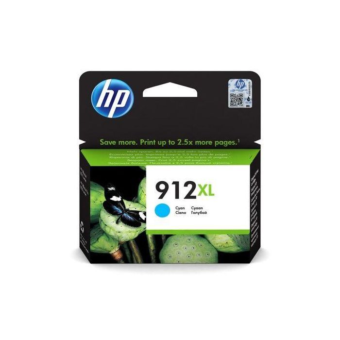 Ink-Jet Hp 912 XL Officejet 8010 - 8020 - 8035 Cian 825 Pag Ink-Jet Hp 912 XL Officejet 8010 - 8020 - 8035 Cian 825 Pag