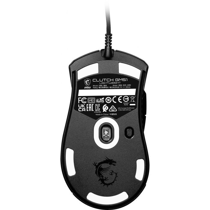 Ratón MSI CLUTCH GM51 LIGHTWEIGHT 7 Ratón MSI CLUTCH GM51 LIGHTWEIGHT 7