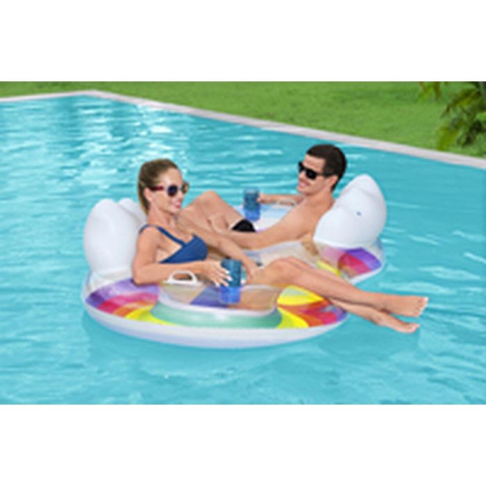 Bestway Rueda Hinchable con Asas y Respaldo 186x116 cm Playa y Piscina 43648 10 Bestway Rueda Hinchable con Asas y Respaldo 186x116 cm Playa y Piscina 43648 10