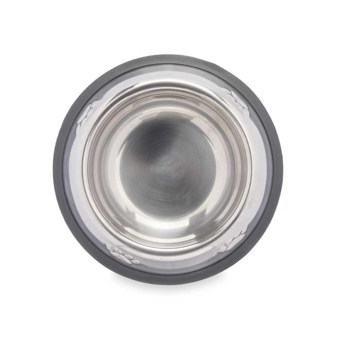 Comedero Mascota Metalico 16Cm Huellas Goma Mascow (24 Unidades) 2 Comedero Mascota Metalico 16Cm Huellas Goma Mascow (24 Unidades) 2