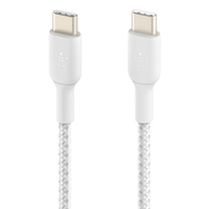 Cable USB-C a USB-C Belkin CAB004BT2MWH Blanco 2 m 10