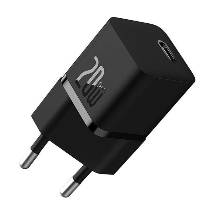 Cargador de Pared Baseus CCGN050101 Negro 20 W 3 Cargador de Pared Baseus CCGN050101 Negro 20 W 3