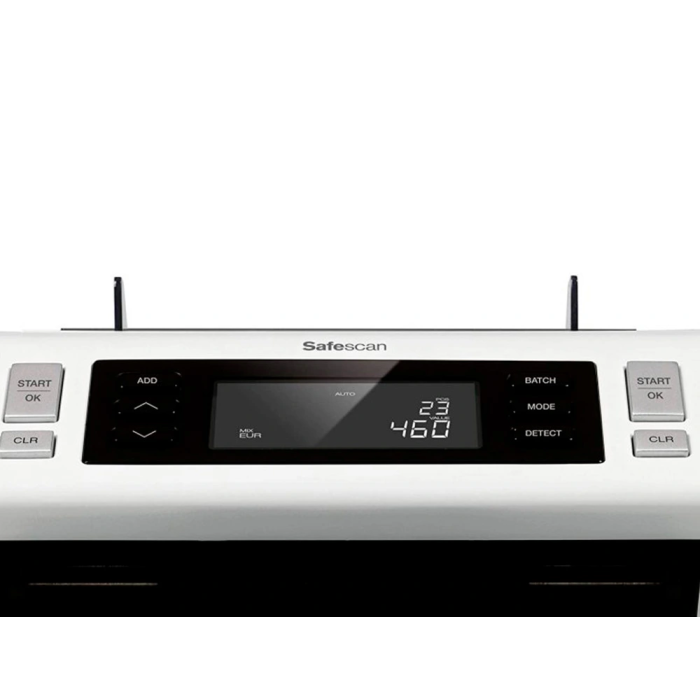 Safescan 2265 Contadora de Valor de Billetes Euro y Libras, Cuenta 1.200 Billetes/minuto, Verifica 5 Características de Seguridad 2
