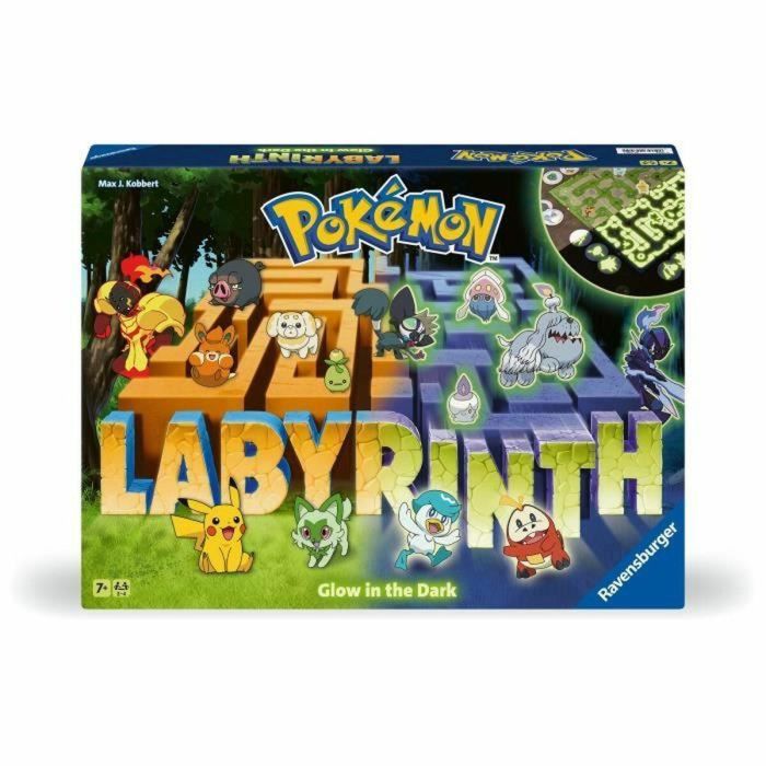 Ravensburger  Juego de mesa clásico  Laberinto Pokémon  Juego de mesa  Juego de rompecabezas  Infantil y familiar  7 años  Mixto  22705