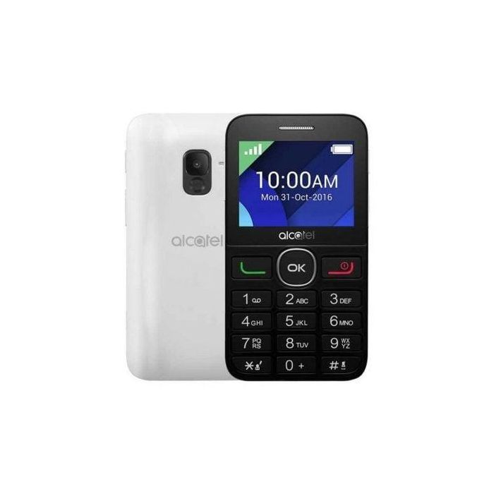 TELÉFONO MÓVIL ALCATEL ONE TOUCH 20.08G WHITE - 2.4"/6.09CM QVGA - 16MB ROM - 8MB RAM - MICROSD - BT3.0 - RADIO FM - CAM 2MP - BAT 1400MAH TELÉFONO MÓVIL ALCATEL ONE TOUCH 20.08G WHITE - 2.4"/6.09CM QVGA - 16MB ROM - 8MB RAM - MICROSD - BT3.0 - RADIO FM - CAM 2MP - BAT 1400MAH