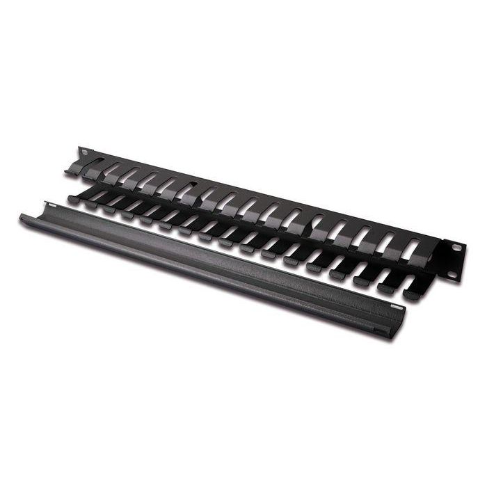 Digitus 1U cable management cage detachable rear plate, color black (RAL 9005) 1 Digitus 1U cable management cage detachable rear plate, color black (RAL 9005) 1