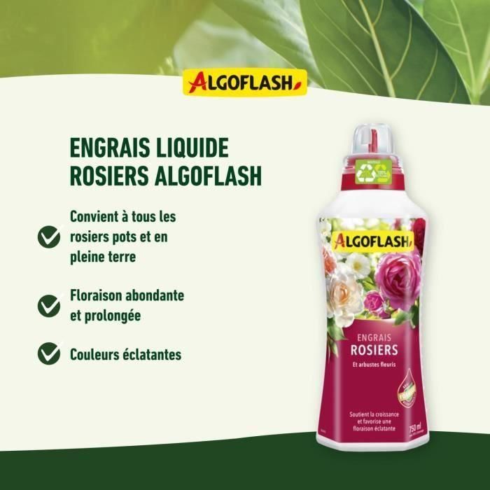 Fertilizante para plantas Algoflash Rose 750 ml 2