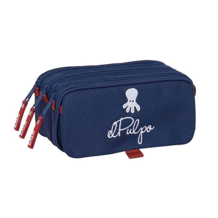 Safta Estuche Portatodo Triple Big El Pulpo con 3 Cremalleras, Escolar, 100x80x215 mm Safta Estuche Portatodo Triple Big El Pulpo con 3 Cremalleras, Escolar, 100x80x215 mm