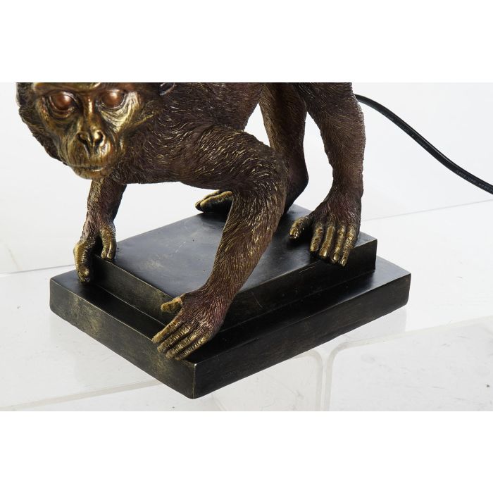 DKD Home Decor Lámpara Sobremesa Moderno Dorado Negro 32.5 x 30 x 60 cm (2 Unidades) 3