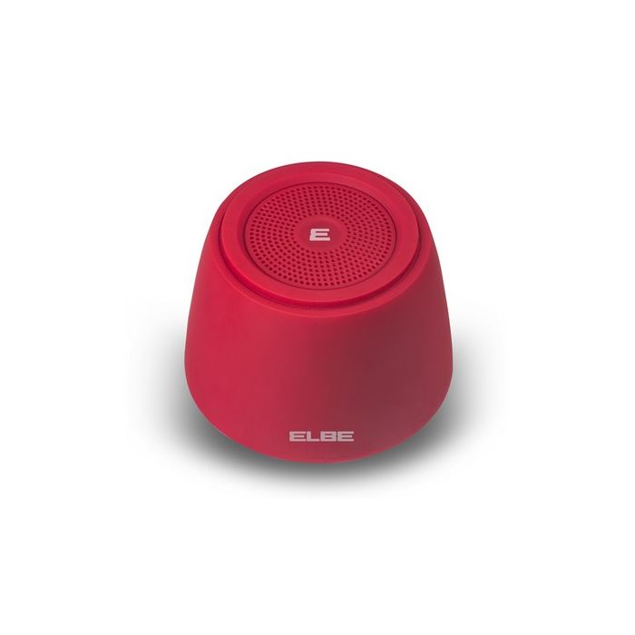 Altavoz Bluetooth Mini Rojo 2W ELBE ALT-002-BT 1