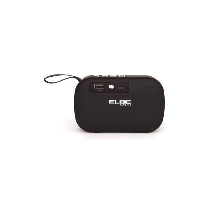 Altavoz Bluetooth Mini Negro 3W Radio ELBE ALT-N10-BT 3