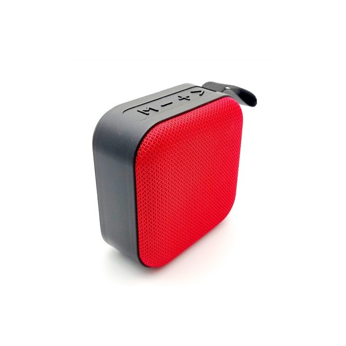 Altavoz Bluetooth Mini 2 Rojo 3W Radio ELBE ALT-R40-BT 3