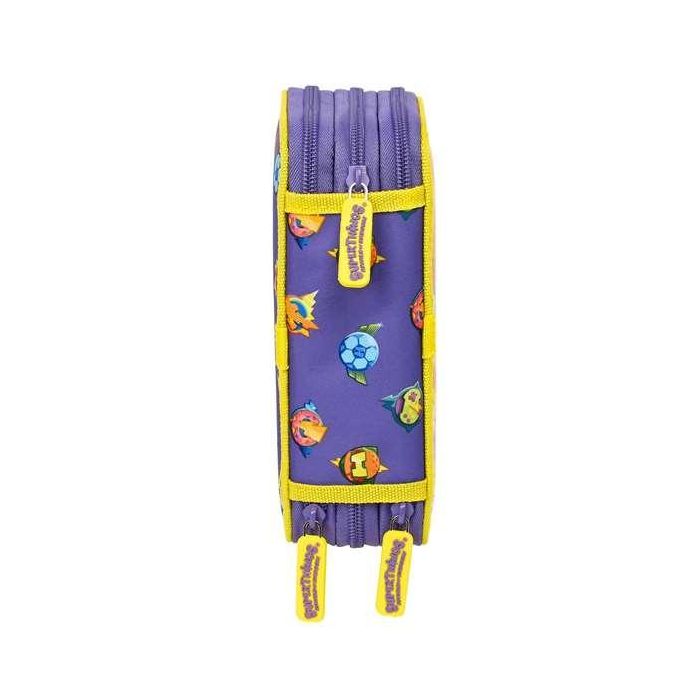 Plumier Triple SuperThings Guardians of Kazoom Morado Amarillo (36 Piezas) 8 Plumier Triple SuperThings Guardians of Kazoom Morado Amarillo (36 Piezas) 8