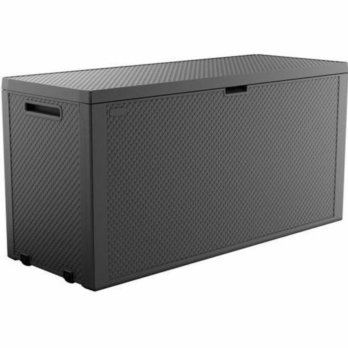 Keter Caja de Jardín Emily 270L Antracita Resistente a la Intemperie y Rayos UV para Exterior Keter Caja de Jardín Emily 270L Antracita Resistente a la Intemperie y Rayos UV para Exterior