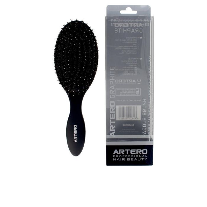 Artero Cepillo Oval Graphite Paddle para el Pelo 1 u 1