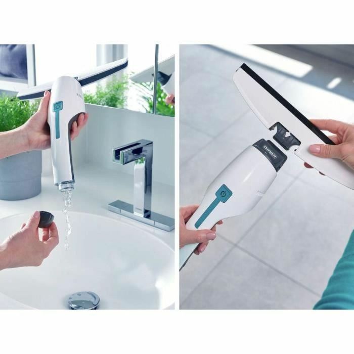 Leifheit 51035 Aspirador Ventanas y Baño Nemo - Limpiacristales Inalámbrico, Depósito 60ml, 45min Autonomía, IPX7, Sin Rayas 3