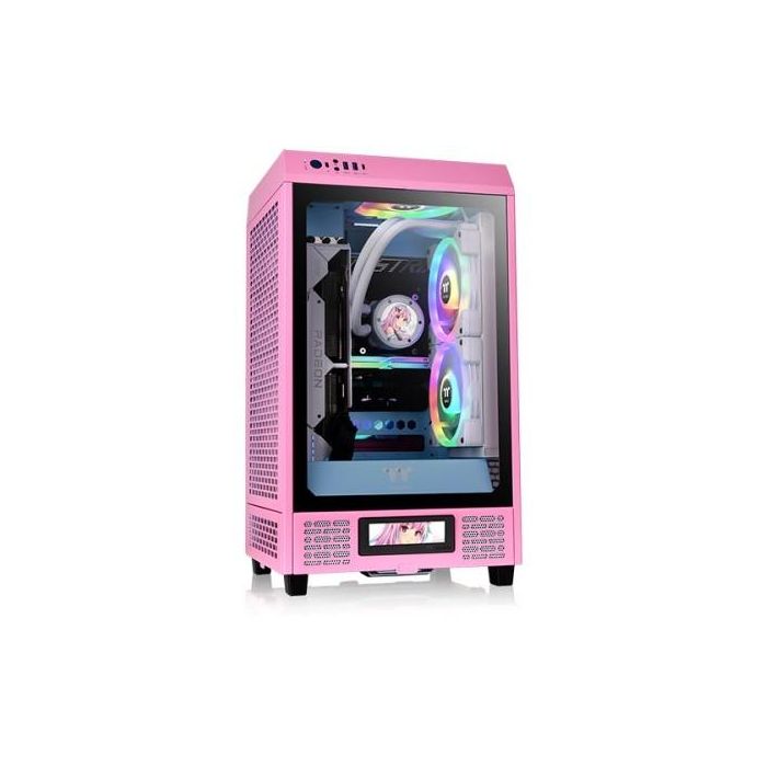 Thermaltake The Tower 200 Mini Tower PC Bubble Pink 0 Thermaltake The Tower 200 Mini Tower PC Bubble Pink 0