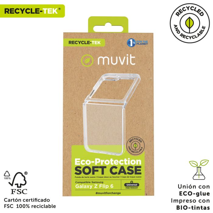 Funda para Móvil Muvit for Change Galaxy Z Flip6 5 Funda para Móvil Muvit for Change Galaxy Z Flip6 5