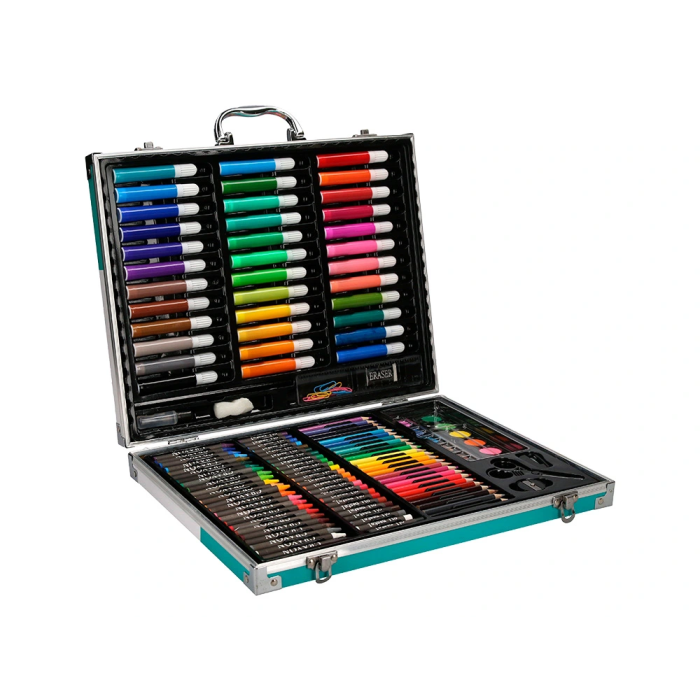 Liderpapel Estuche de Pintura en Aluminio 150 Piezas Maletín 37,8x29,7x4,6 cm 6