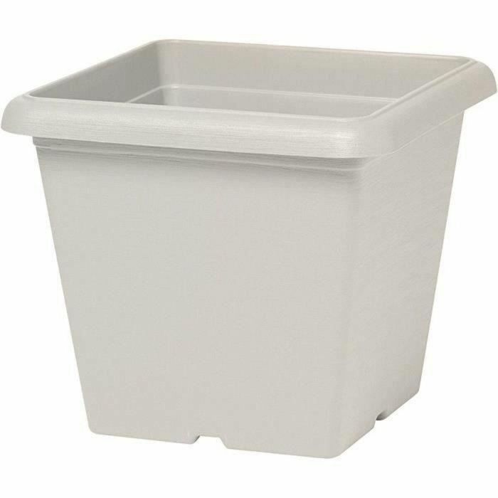 Maceta Garden ID Blanco Cuadrado Efecto piedra 40 x 35 cm 0 Maceta Garden ID Blanco Cuadrado Efecto piedra 40 x 35 cm 0