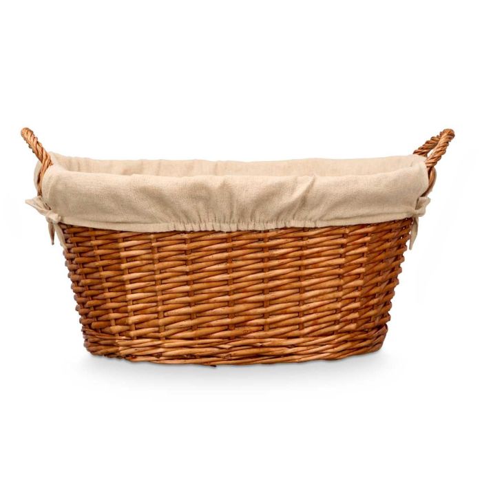 Cesto Asas Mimbre Ovalado Kipit 54X30CM (12 Unidades) 2 Cesto Asas Mimbre Ovalado Kipit 54X30CM (12 Unidades) 2