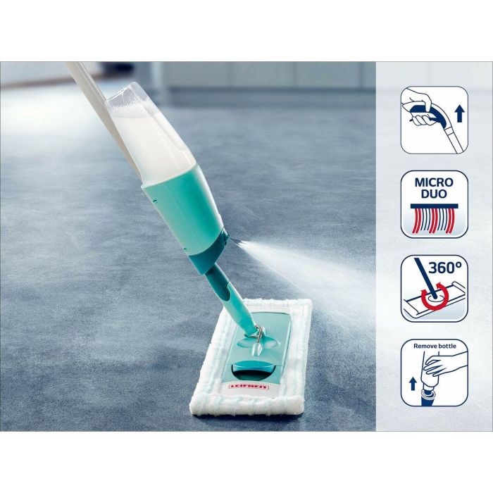 LEIFHEIT Easy Spray XL 56690 - Escoba rociadora cómoda con tanque rociador en el mango 2 LEIFHEIT Easy Spray XL 56690 - Escoba rociadora cómoda con tanque rociador en el mango 2