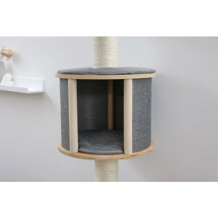 Kerbl Árbol para gatos de pared KER4018653927694 - 168 cm de alto - Dolomit Tofana - Gris 4